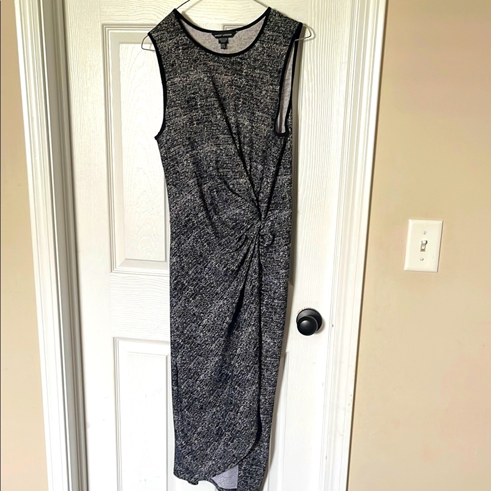 Elegant Black and Gray Women's Dress